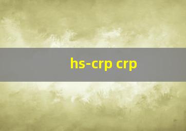 hs-crp crp